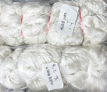 純国産絹紡糸