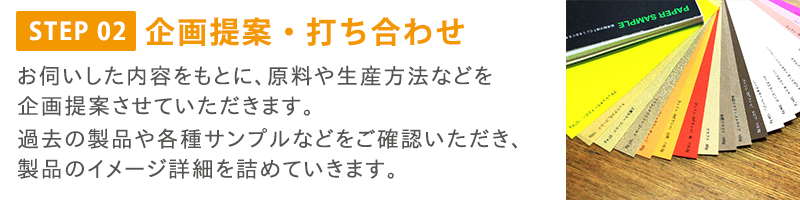 企画提案・打ち合わせ